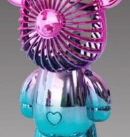 WIRELESS EXPRESS BLUE PORTABLE BEAR FAN