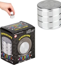 THE TOY NETWORK CROME GYROSCOPE CYLINDER