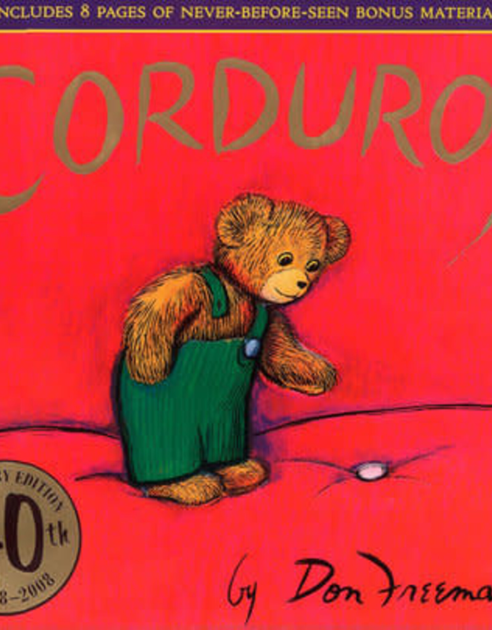 BOOK PUBLISHERS CORDUROY 40TH ANNV EDITION