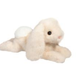 DOUGLAS CUDDLE TOY CLOVER CREAM LYING DOWN BUNNY