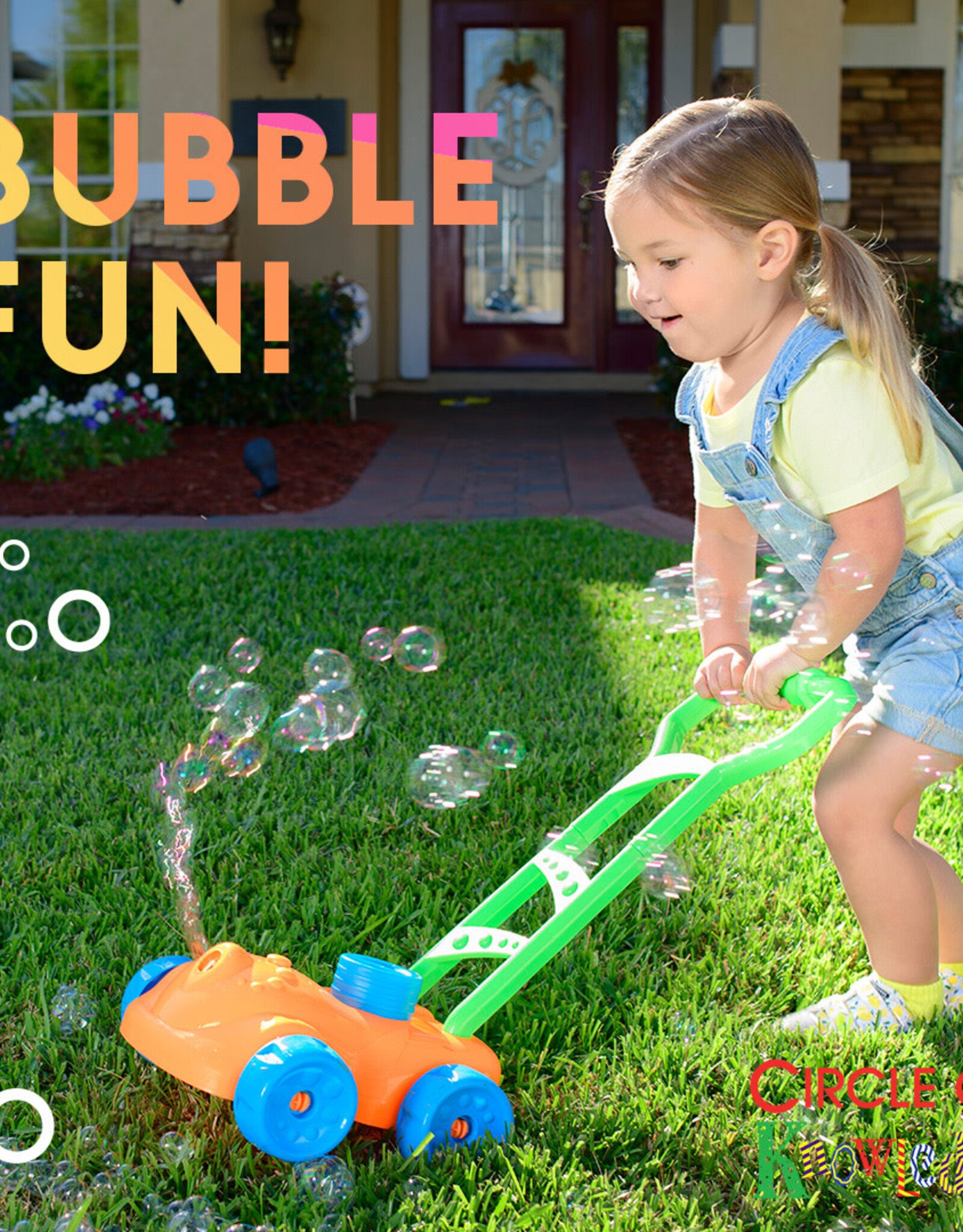 LITTLE KIDS FUBBLES NO-SPILL BUBBLE MOWER***