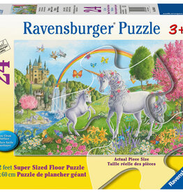 RAVENSBURGER PRANCING UNICORNS 24 PC