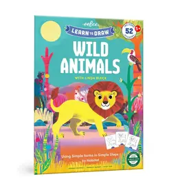 EEBOO WILD ANIMALS LEARN TO DRAW