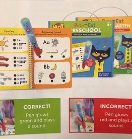 LEARNING EDUCATIONAL HOT DOT PETE THE CAT PRESCHOOL READING & MATH