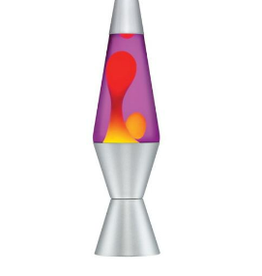 SCHYLLING ORANGE & PURPLE LAVA® LAMP