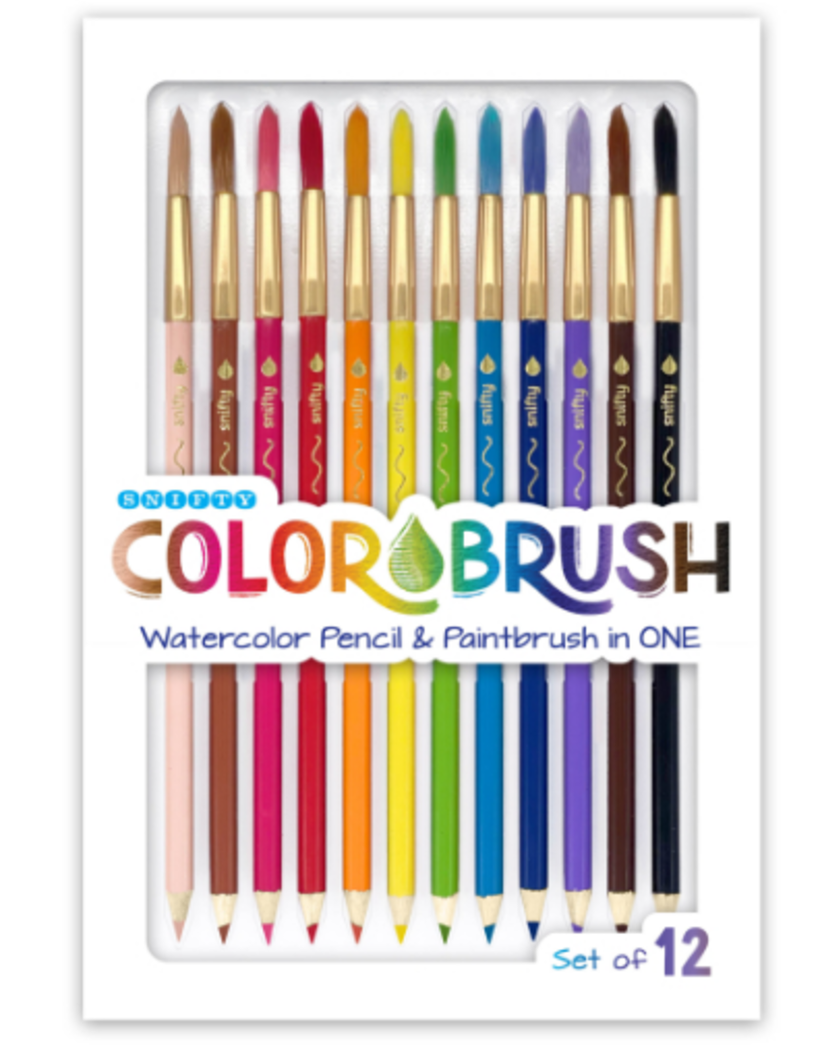 SNIFTY COLORBRUSH WATERCOLOR PENCIL &  PAINTBRUSH IN ONE SET