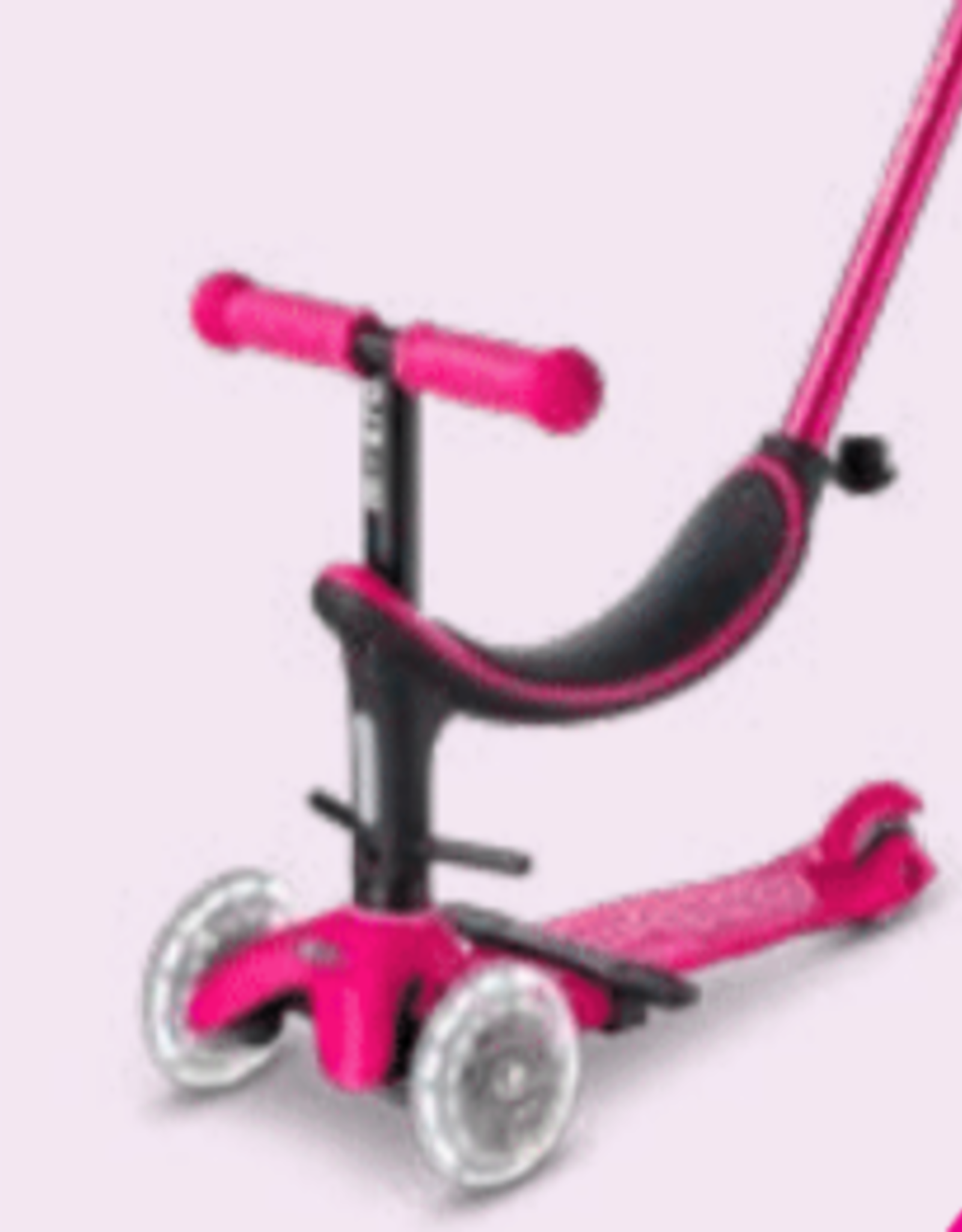 MICROSCOOTER PINK 2GROW DELUXE LED MINI