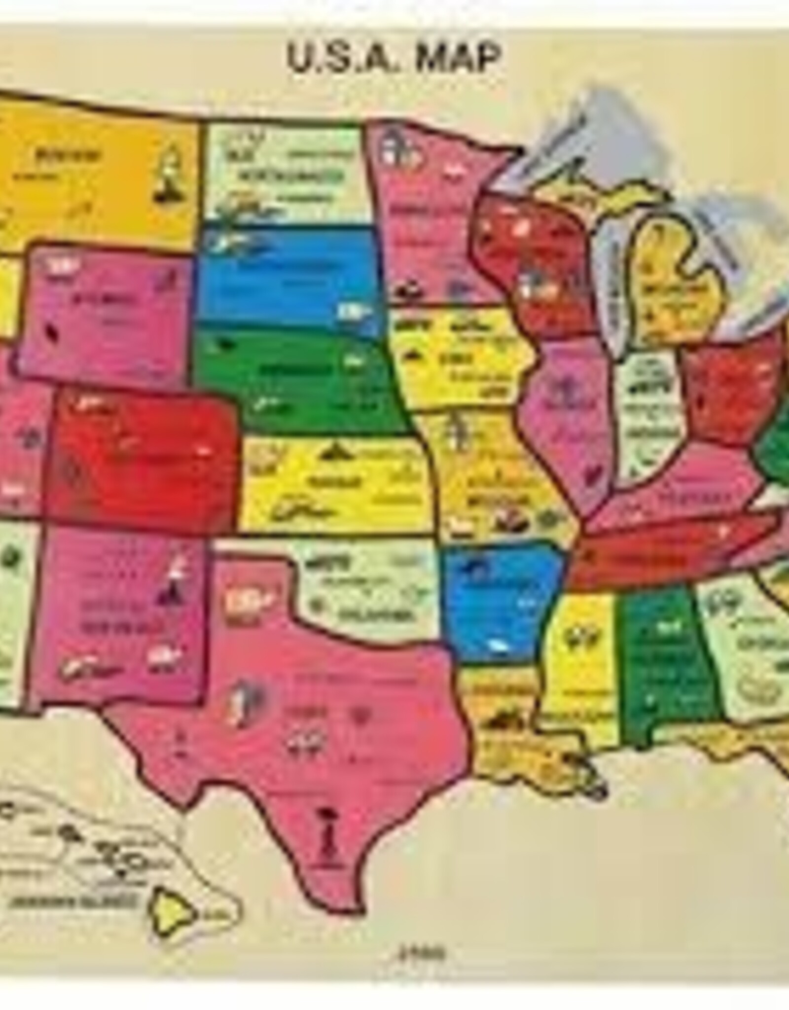 SMALL WORLD TOYS U.S.A. MAPS