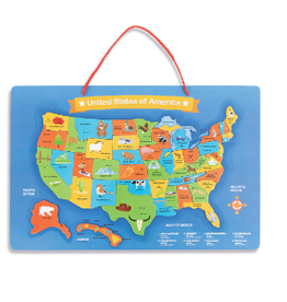 SMALL WORLD TOYS MAGNETIC USA MAP PUZZLE