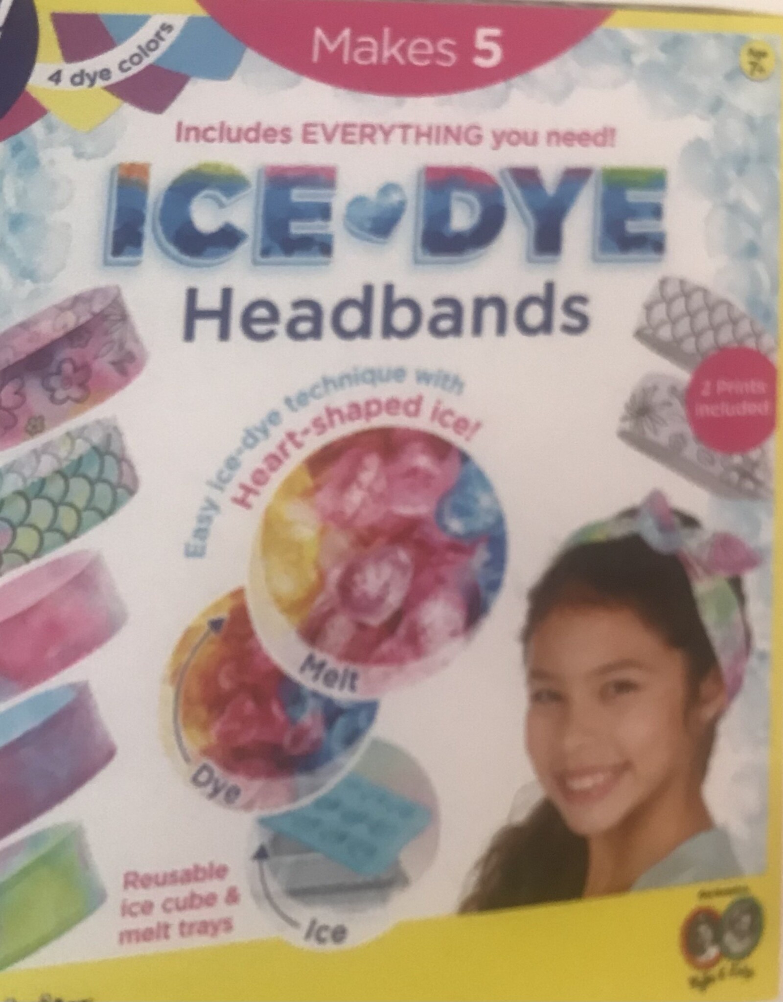 CREATIVITY FOR KIDS ICE DYE HEADBANDS