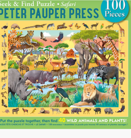 PETER PAUPER PRESS SAFARI SEEK & FIND 100 PC