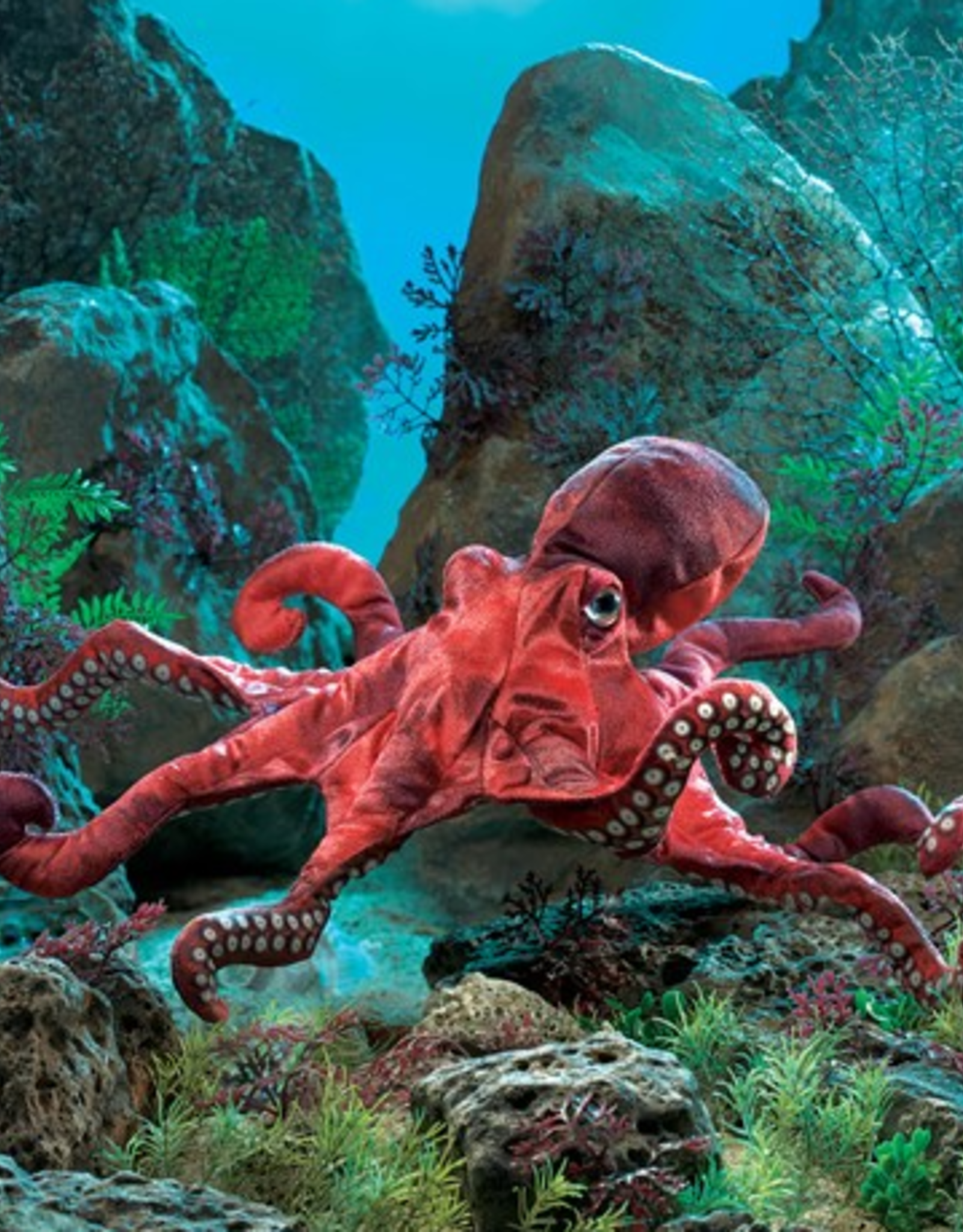 FOLKMANIS RED OCTOPUS