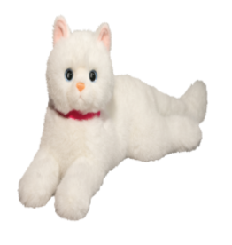 DOUGLAS CUDDLE TOY ALBA WHITE DLUX  CAT