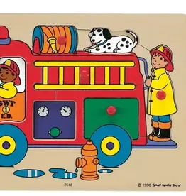 SMALL WORLD TOYS FIRE TRUCK PUZZLE