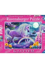 RAVENSBURGER GLITTER UNICORN 100 PC