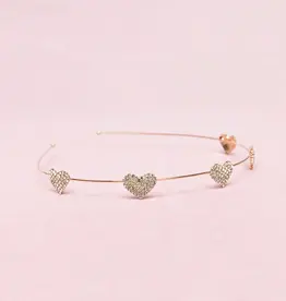 CREATIVE EDUCATION OF CANADA / GREAT PRETENDERS BOUTIQUE RHINESTONE HEART HEADBAND