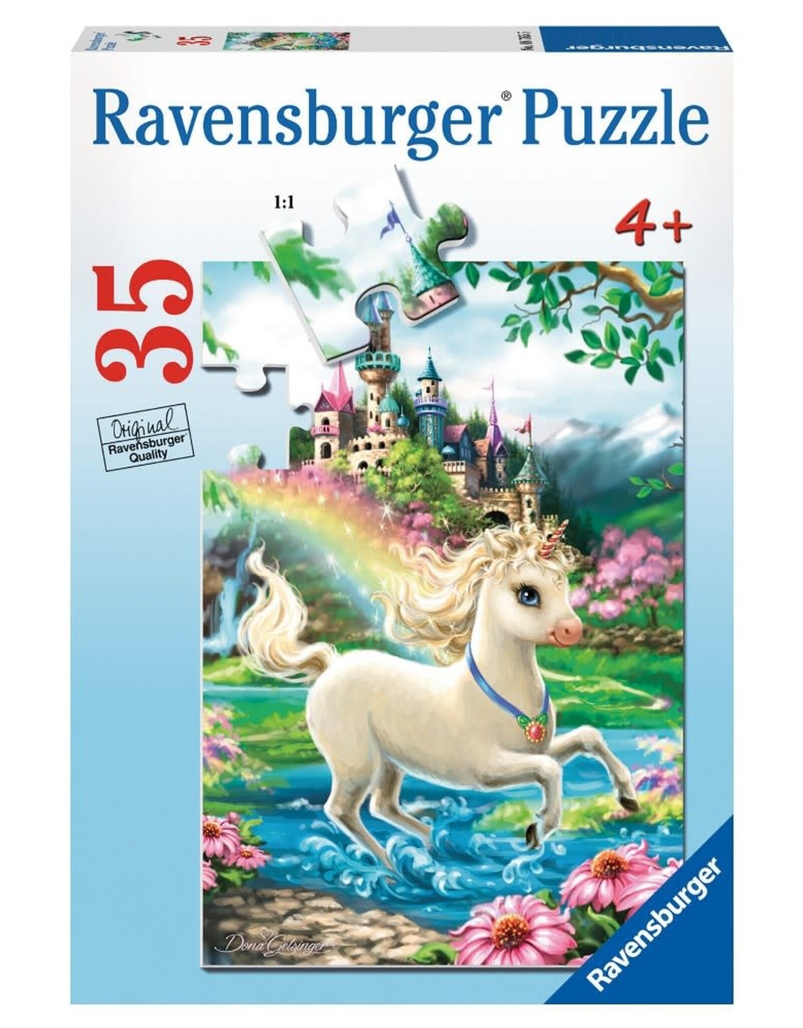 RAVENSBURGER UNICORN CASTLE 35 PC