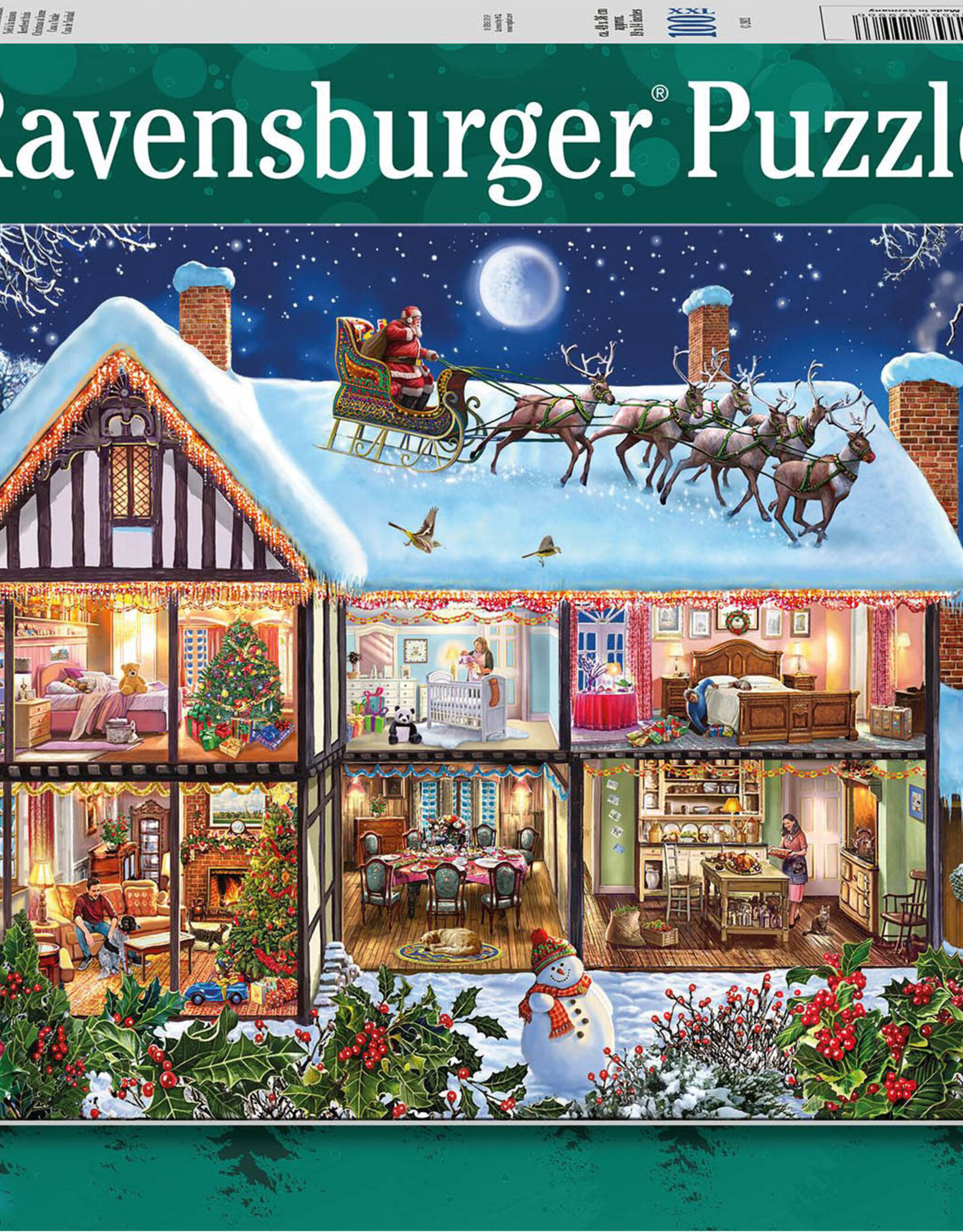 RAVENSBURGER CHRISTMAS AT HOME 100 PC