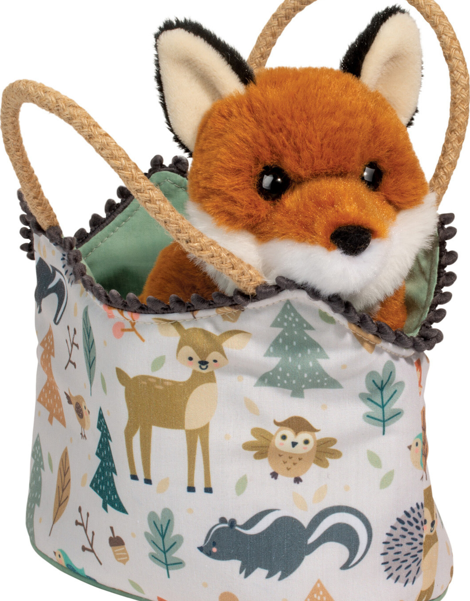 DOUGLAS CUDDLE TOY MAGICAL FOREST W/SITTING FOX SASSY SAK