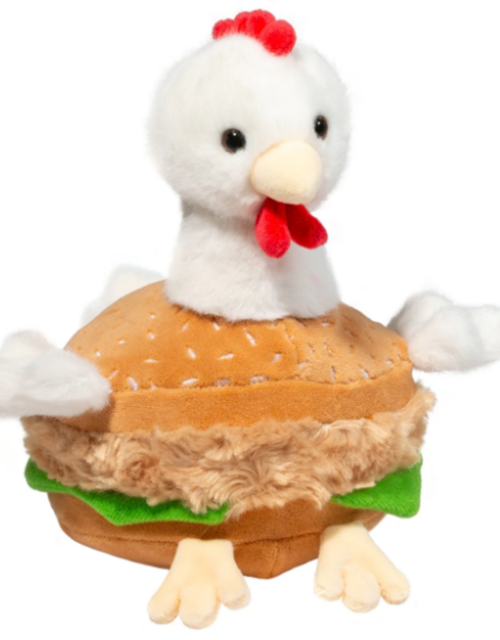 DOUGLAS CUDDLE TOY CHICKEN SANDWICH MACAROON