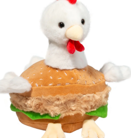 DOUGLAS CUDDLE TOY CHICKEN SANDWICH MACAROON