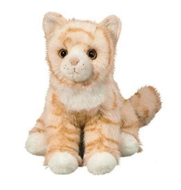 DOUGLAS CUDDLE TOY ADELE ORANGE STRIPE CAT