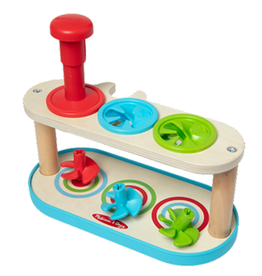 MELISSA & DOUG SPINNING TOPS MATCH & PUSH