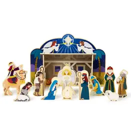 MELISSA & DOUG WOODEN NATIVITY SET