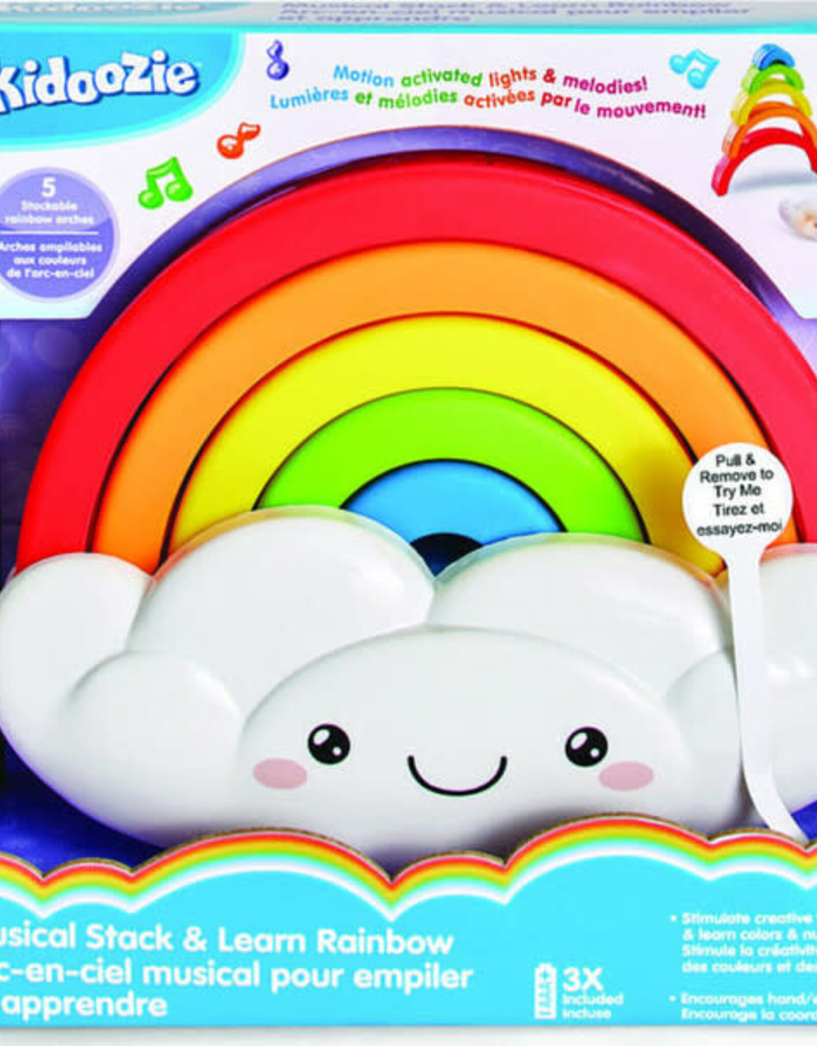 INTERNATIONAL PLAYTHINGS EPOCH MUSICAL STACK & LEARN RAINBOW