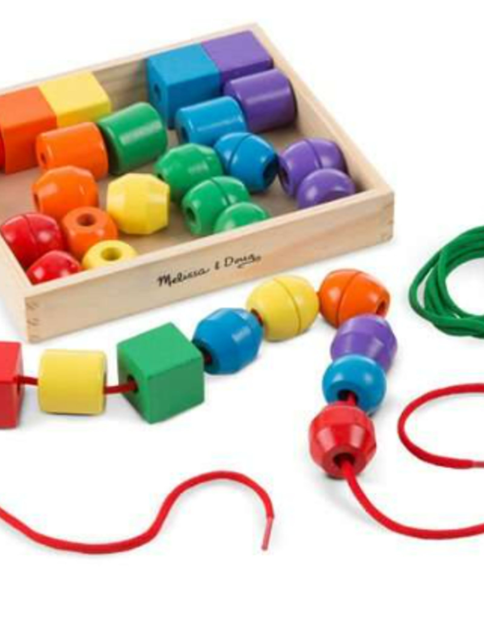 MELISSA & DOUG PRIMARY LACING BEADS