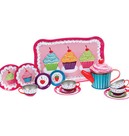 SCHYLLING CUPCAKES TIN TEA SET