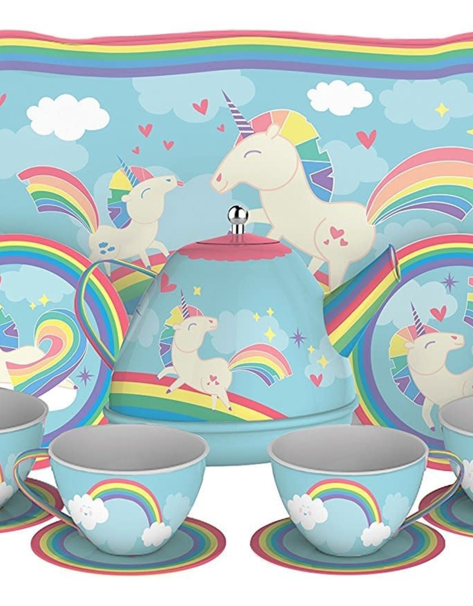 SCHYLLING UNICORN TIN TEA SET