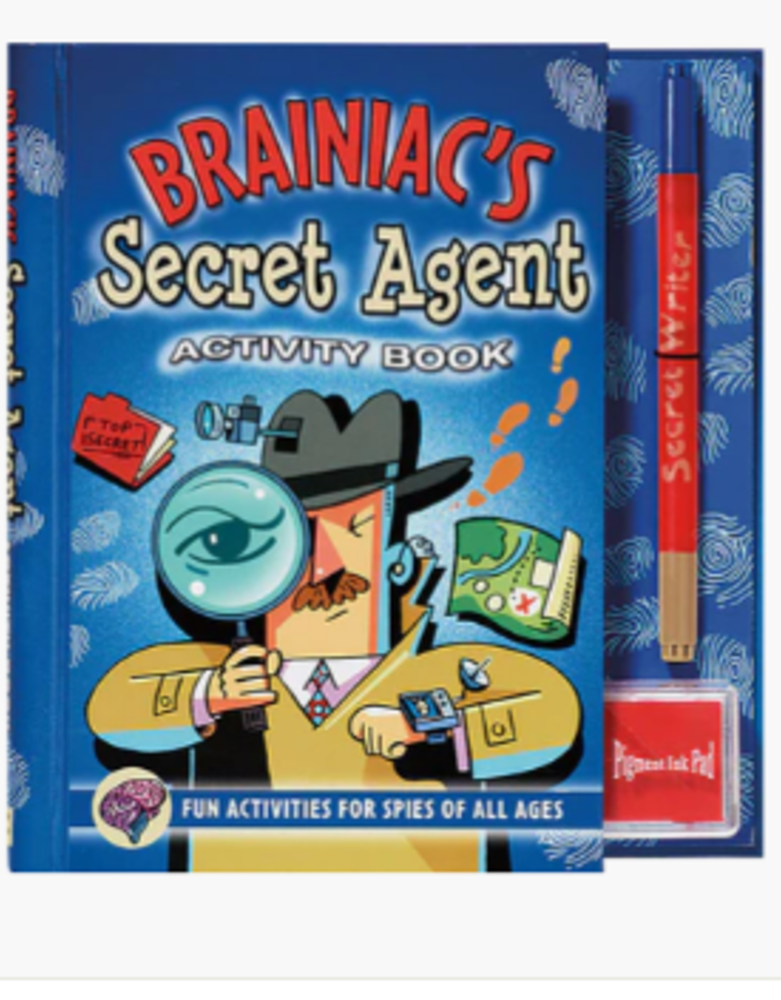 PETER PAUPER PRESS BRAINIIAC'S SECRET AGENT ACTIVITY BOOK