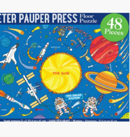 PETER PAUPER PRESS THE SOLAR SYSTEM FLOOR 48PC