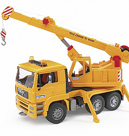 BRUDER MACK CRANE TRUCK