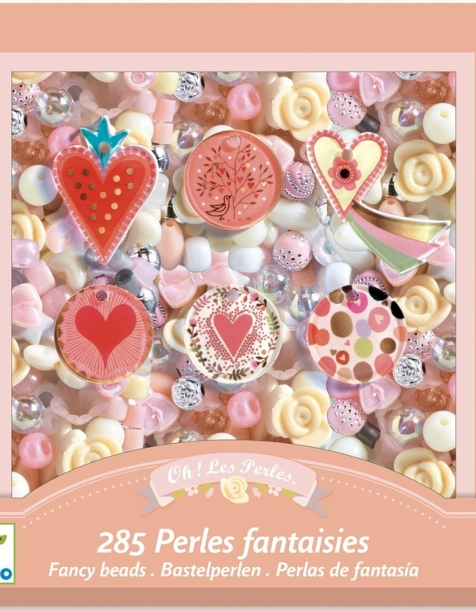 DJECO FANCY BEADS HEARTS