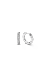 Essential Silver Huggie earrings- 7557