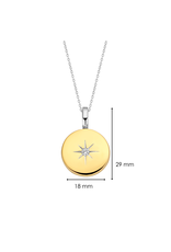 Yellow Gold Plated Guiding Star Locket- 6790ZY