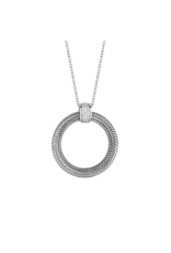 Braided Circle Necklace- 3925ZI/48