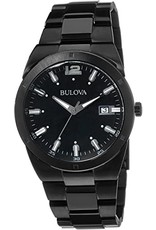 Men's Bulova Black Classic Display Watch
