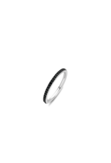 Stackable Black Zirconia Ring- 1923ZB/56