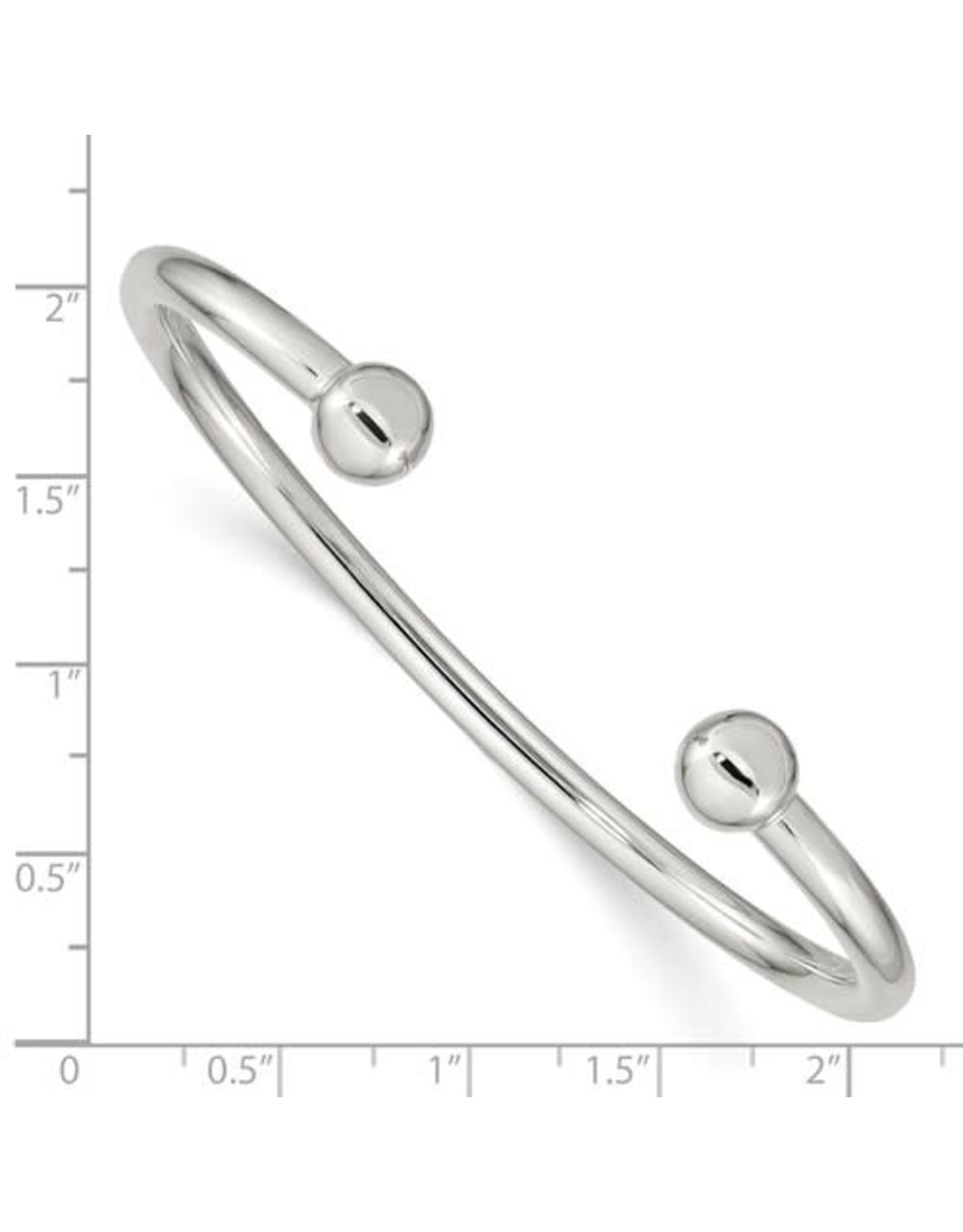 Sterling Silver Cuff Bangle Bracelet