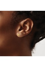 14K Yellow Gold Children's Magical Unicorn Earrings