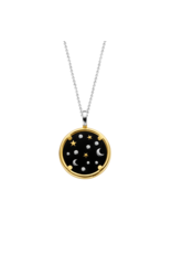 Star and Moon Medallion Pendant - 6812BO