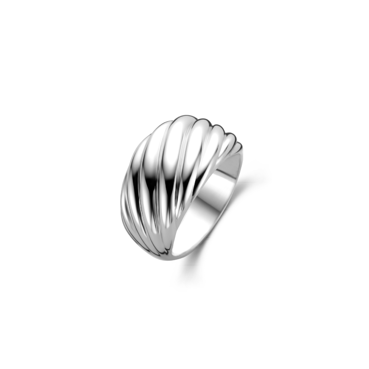 Silver Twisted Chunky Ring- 12238SI, Jewelry Miami Lakes - Snow's Jewelers  Miami Lakes