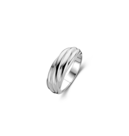 Small Twisted Silver Ring