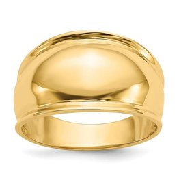 14K Y/G Dome Ring