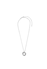 Vintage Inspired Silver Modern Twist Necklace- 3972ZI/42