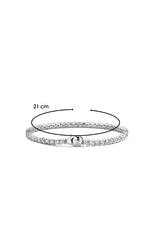 Silver Zirconia Tennis Bracelet- 2951ZI