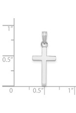 14K White Gold Effortless Classic Cross